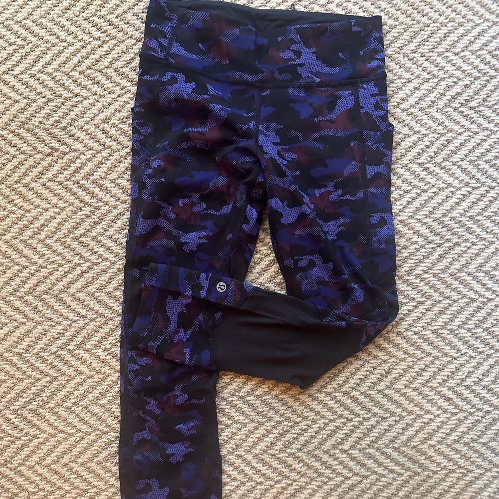 Lululemon Fast and Free cropped run tights size 4